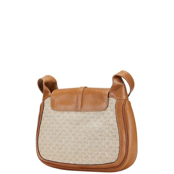Gucci Old Gucci Canvas Leather Shoulder Bag 50 001 3390 - Picture 2 of 6